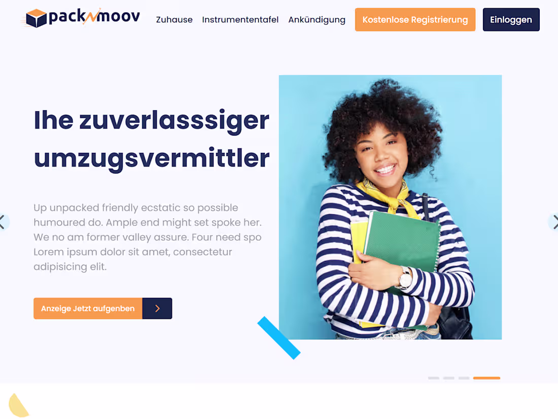 Cover image for PacknMoov Website