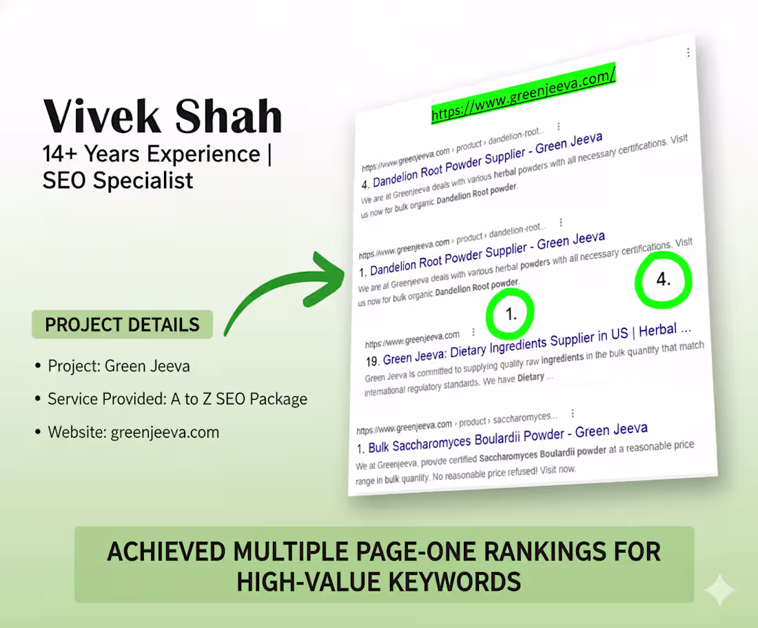Cover image for Achieving Page One results in just a couple of months? Chall...