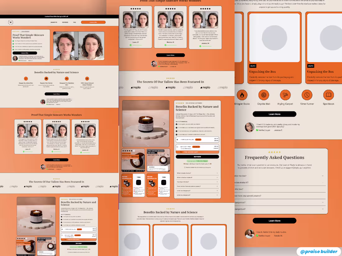 Cover image for PDP Landing page built on Instant.