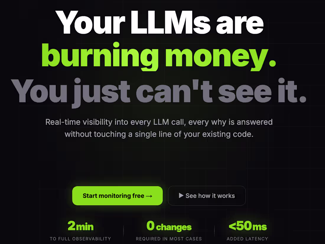 Cover image for whyLLM — Every LLM call, traced and controlled