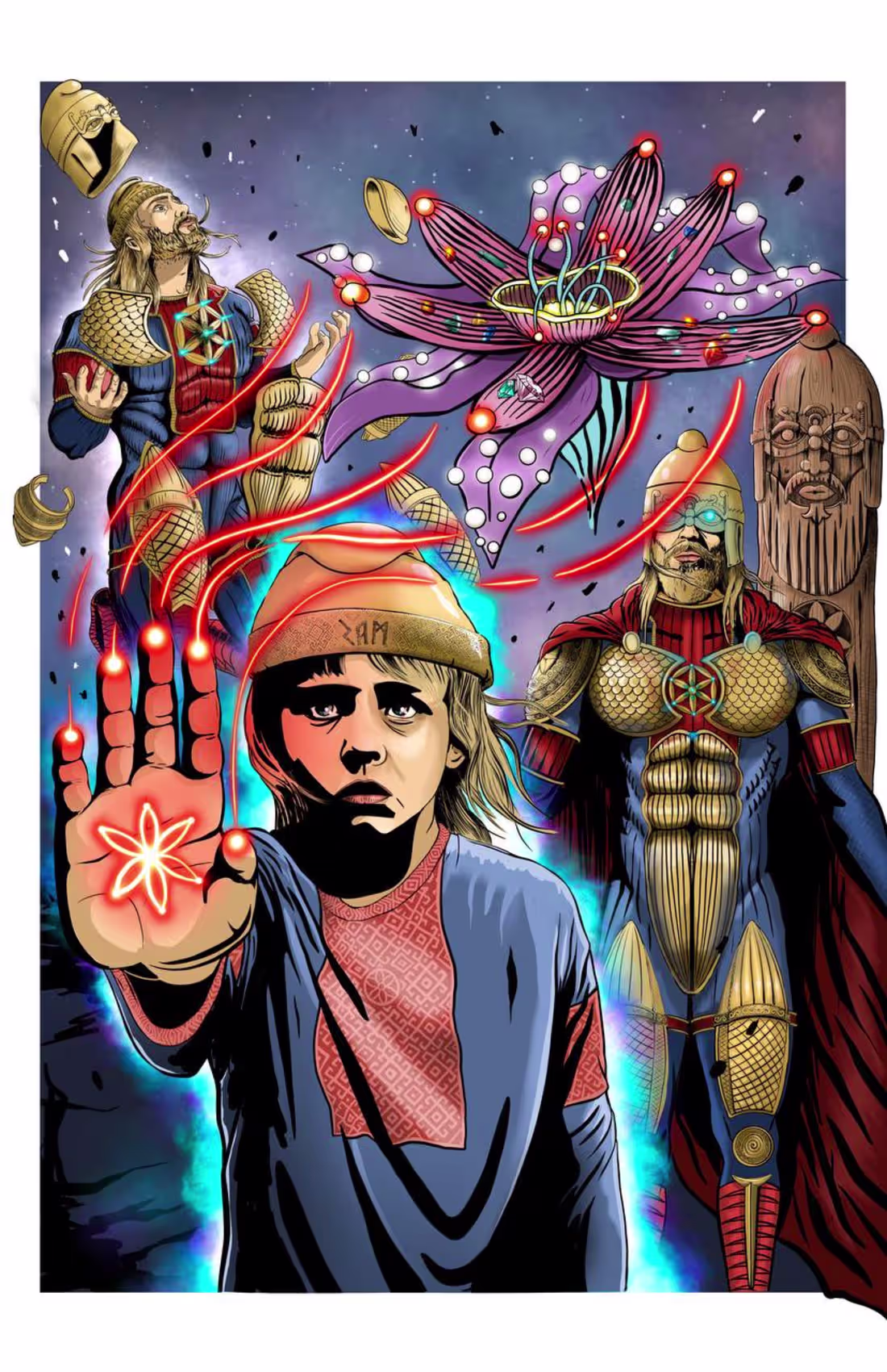Cover image for Character design and drawing for my own comic project Zamolx...
