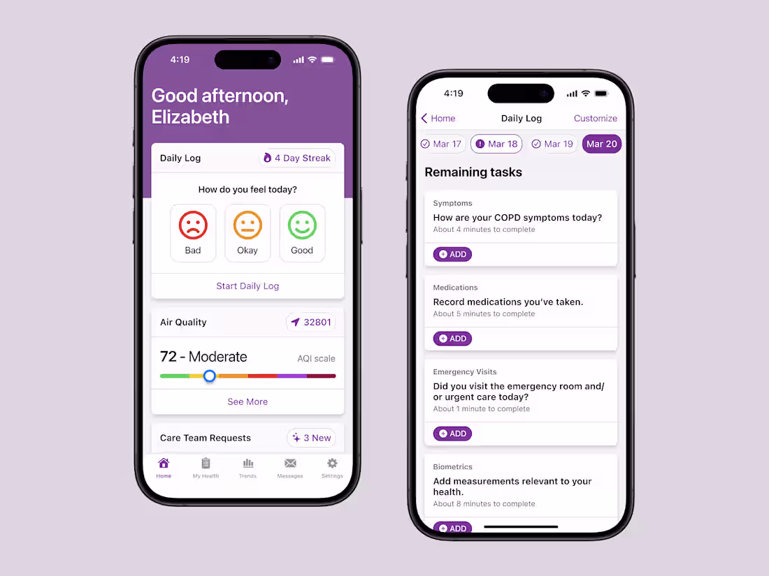 Cover image for Health Management App