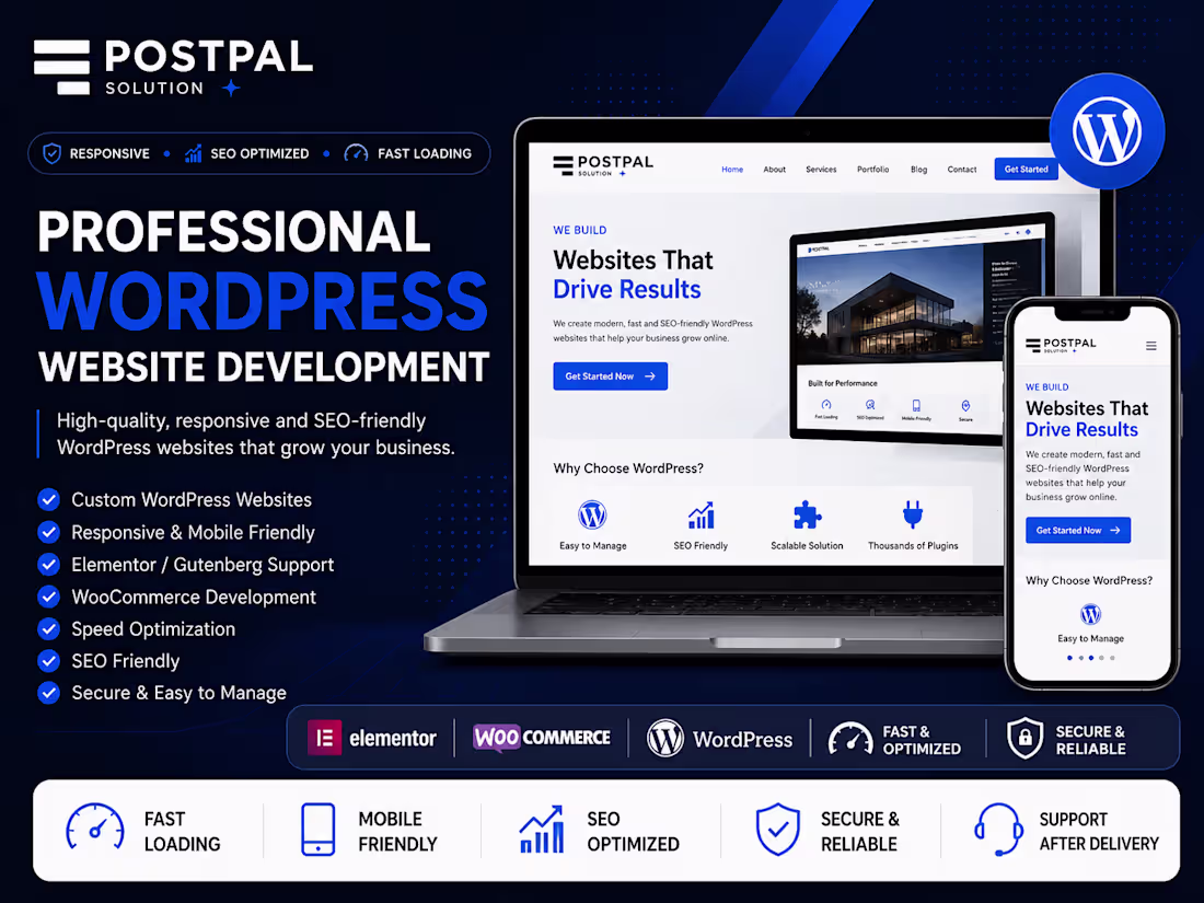 Cover image for Professional WordPress Website Development