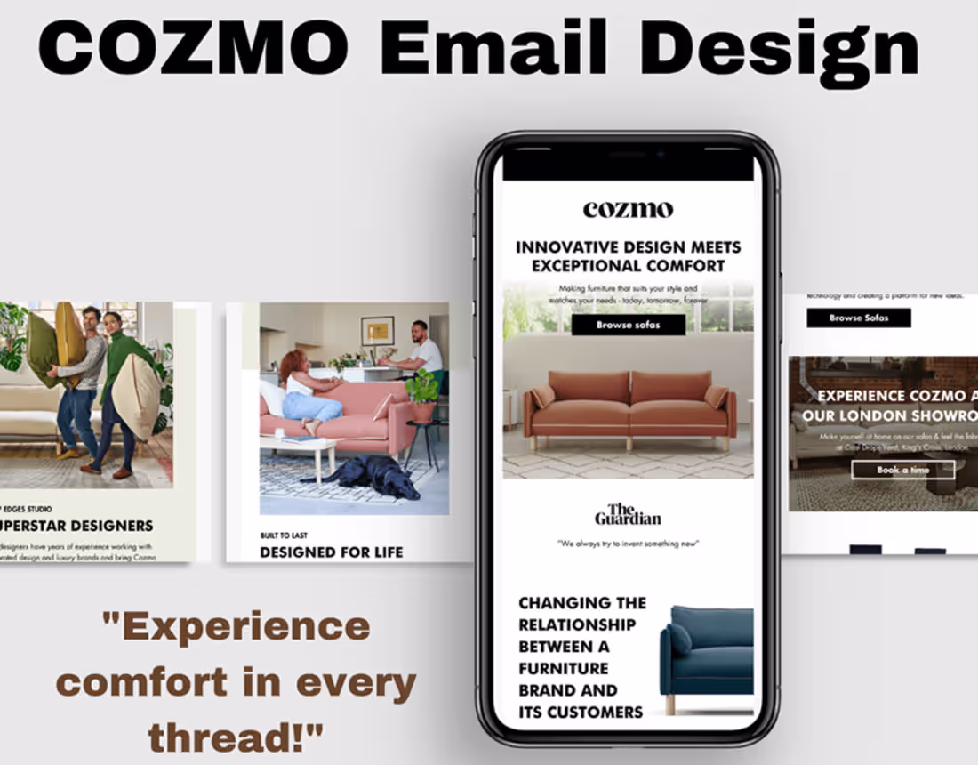 Cover image for COZMOS Email Design (1) | Images :: Behance