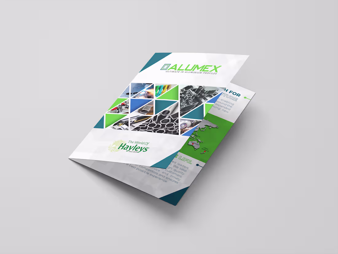 Cover image for Two folded Brochure Design