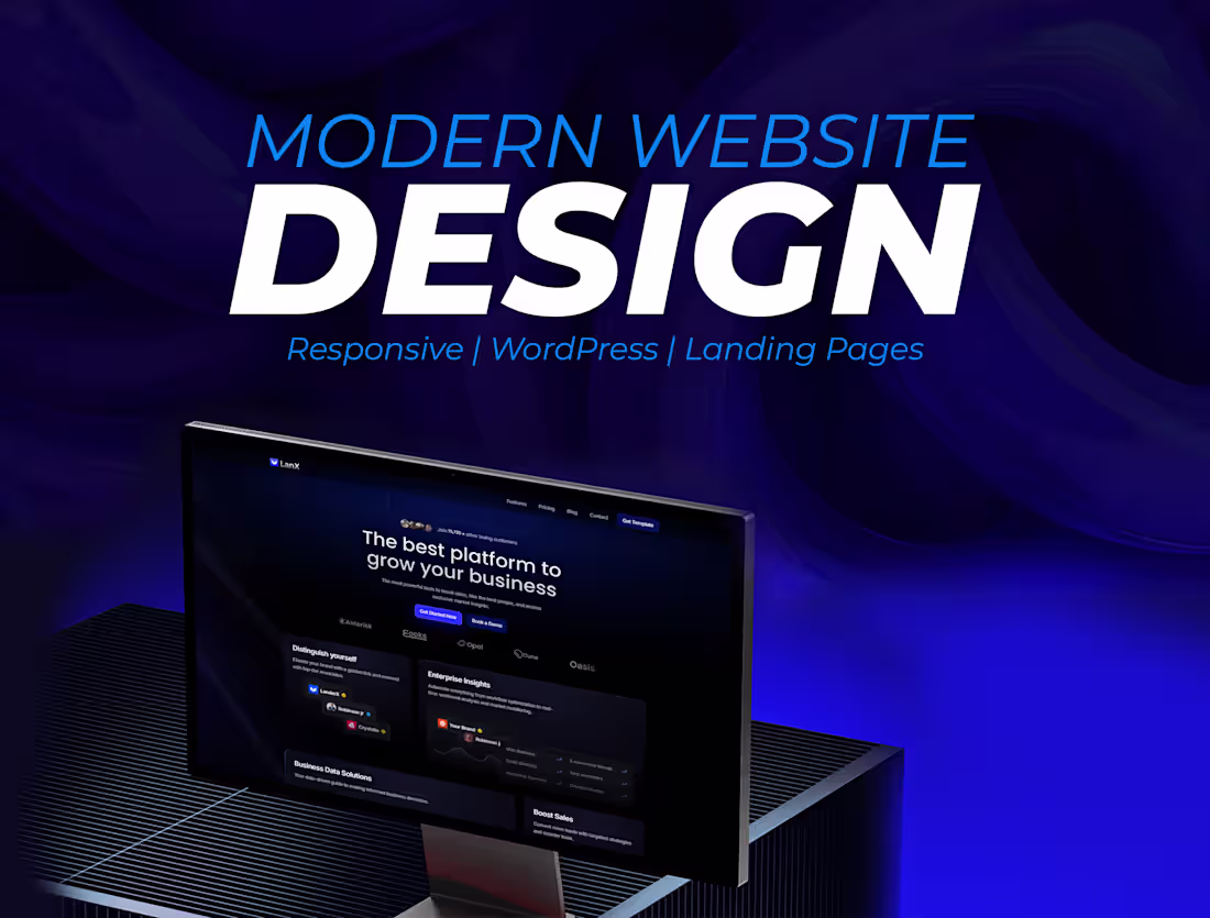 Cover image for I'll Build a Morden Web Design