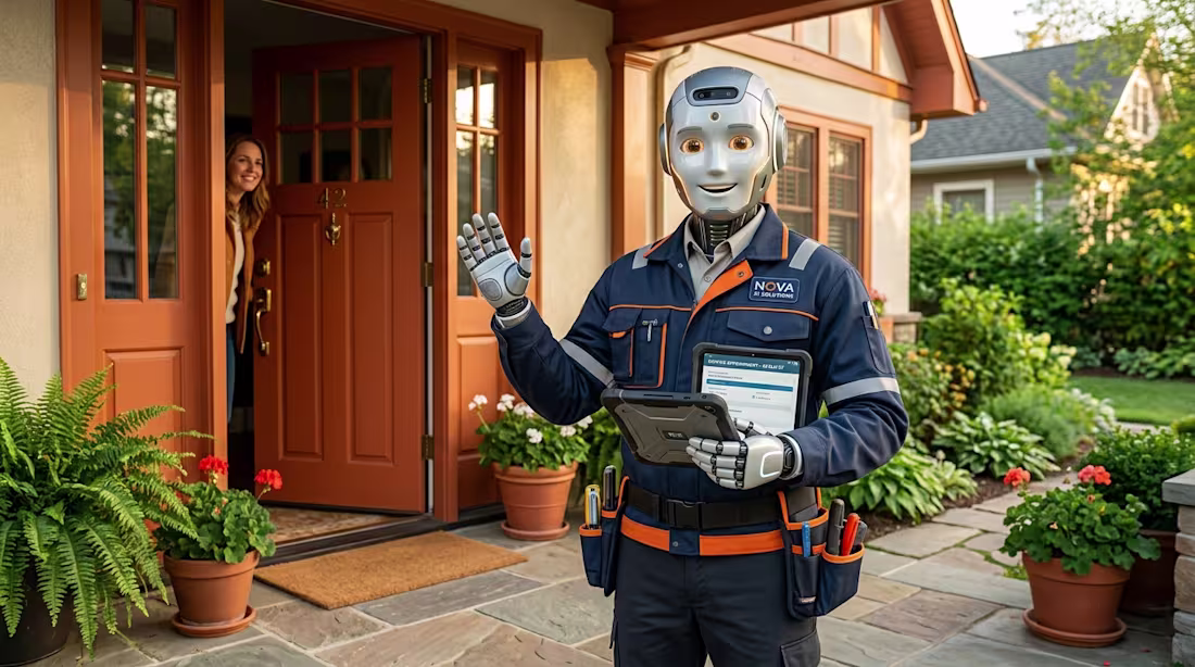Cover image for Customers hiring
a plumber, cleaner, or