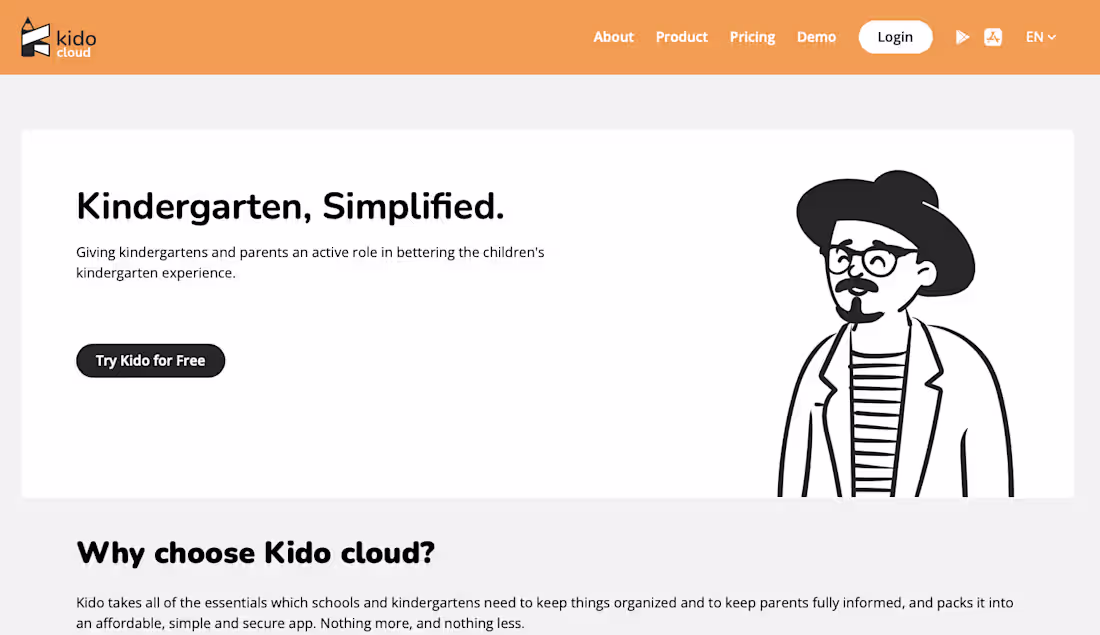 Cover image for Kido.cloud | School Management Platform Development