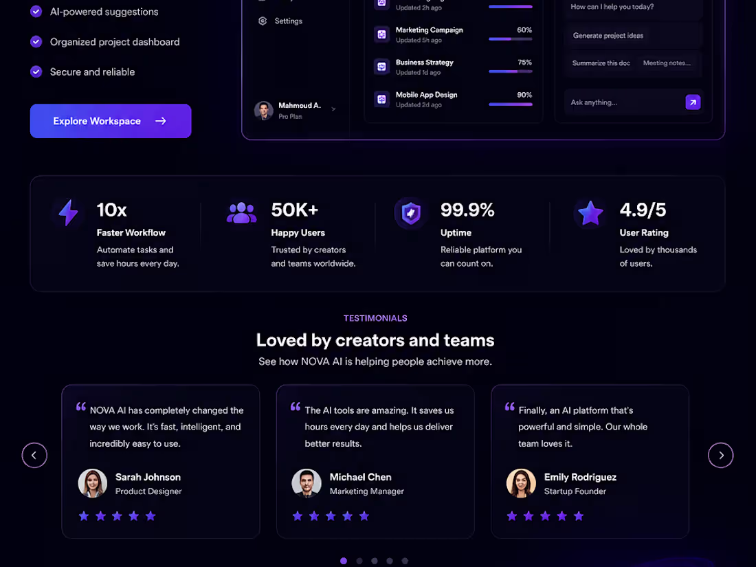 Cover image for Responsive Landing Page Design for Leading Digital Platforms