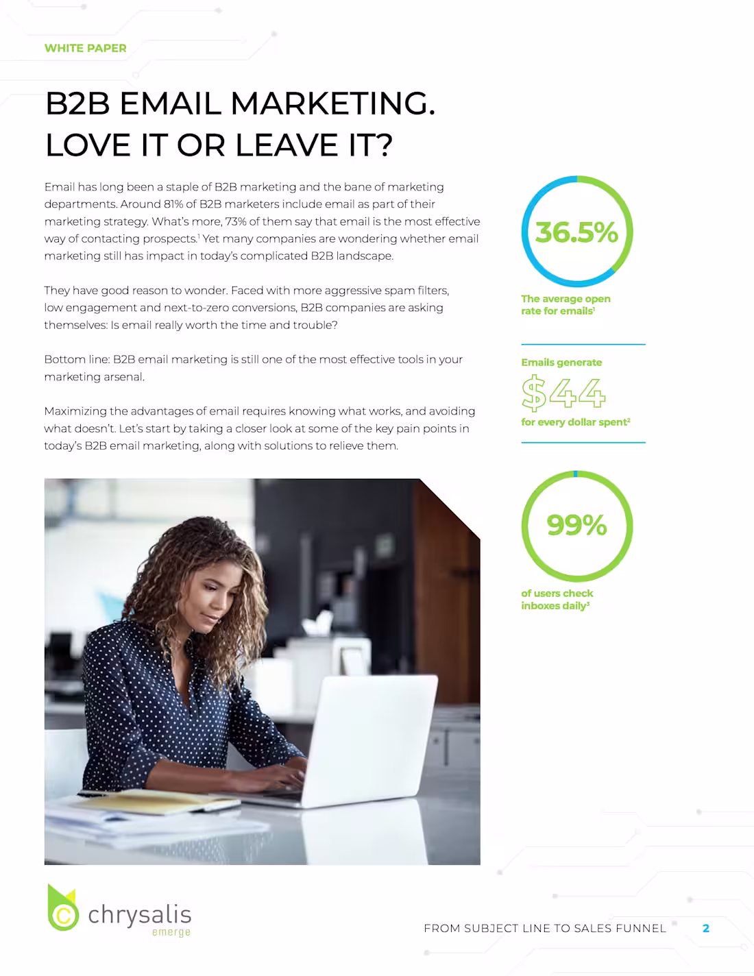 Cover image for Chrysalis Email Marketing White Paper