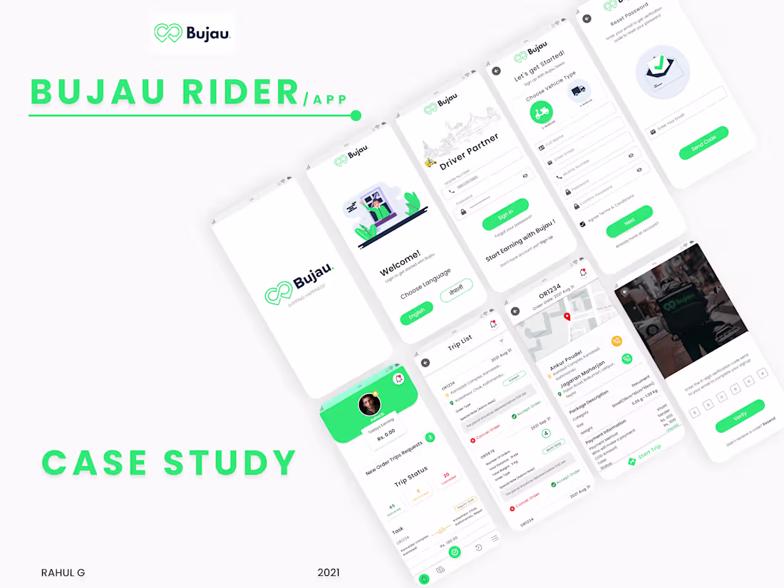 Cover image for BujauSewa - Rider App For Logistic Delivery Service