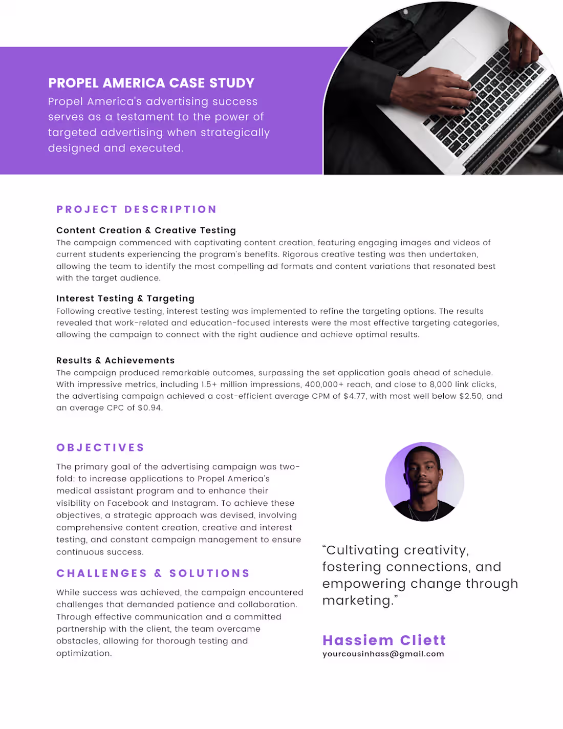 Cover image for Nonprofit Ads Case Study