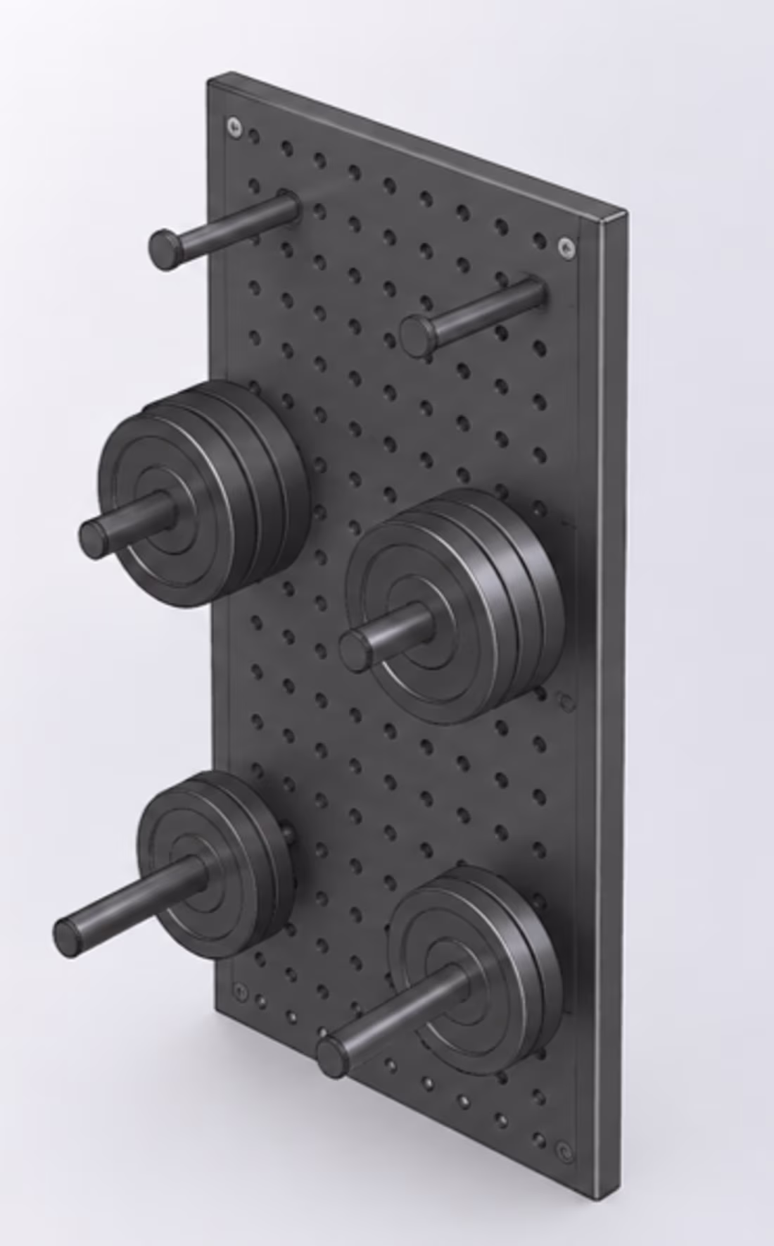 Cover image for Modular plate storage wall concept.