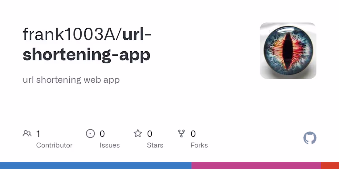 Cover image for frank1003A/url-shortening-app