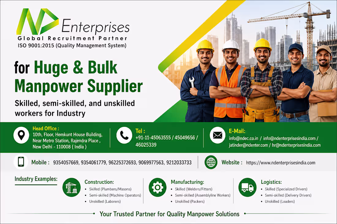 Cover image for N.D ENTERPRISES ENGINEERING AND CONSTRUCTION
