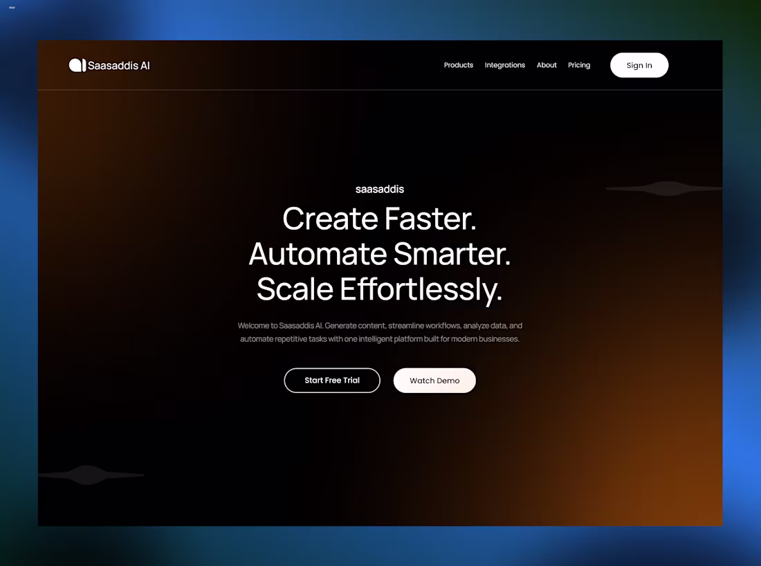 Cover image for Designed premium looking hero for