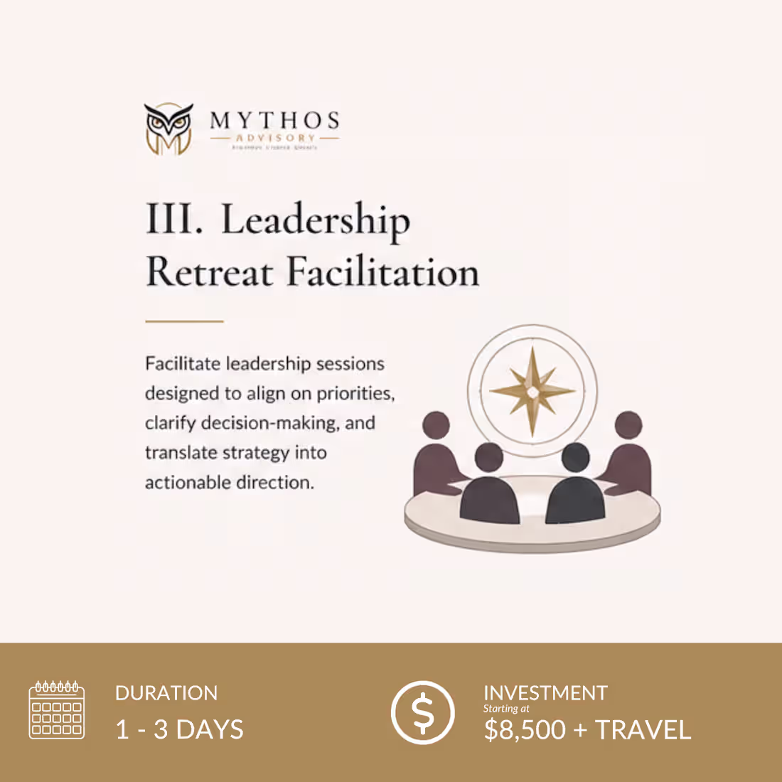 Cover image for Leadership Retreat Facilitation