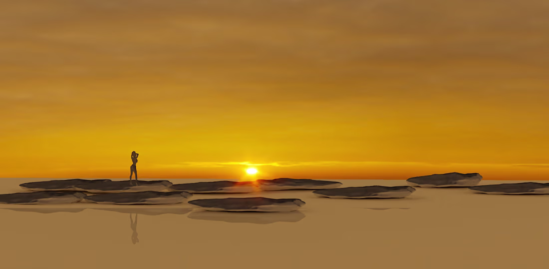 Cover image for Golden Horizon – Sunset Environment