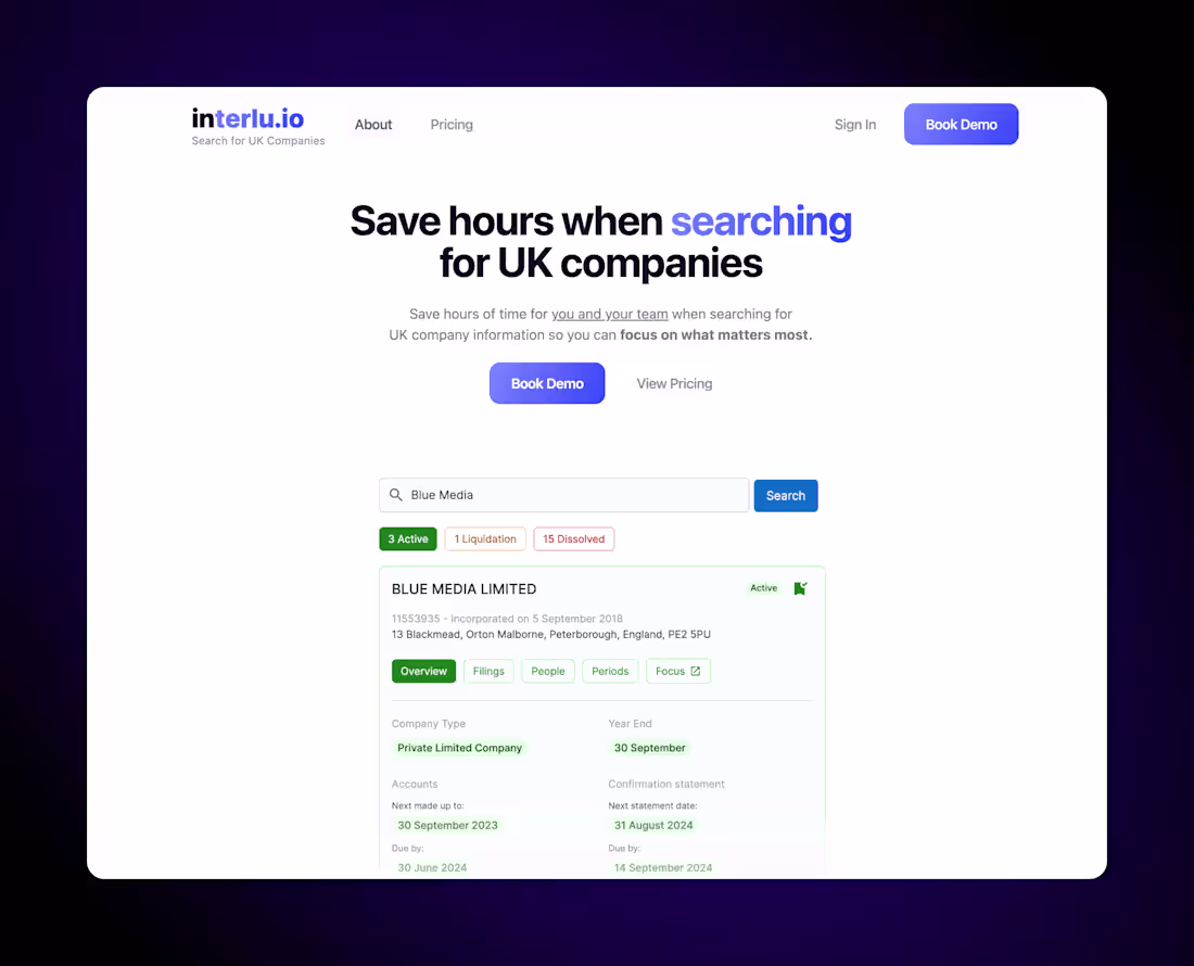 Cover image for Interlu Website & SaaS Product