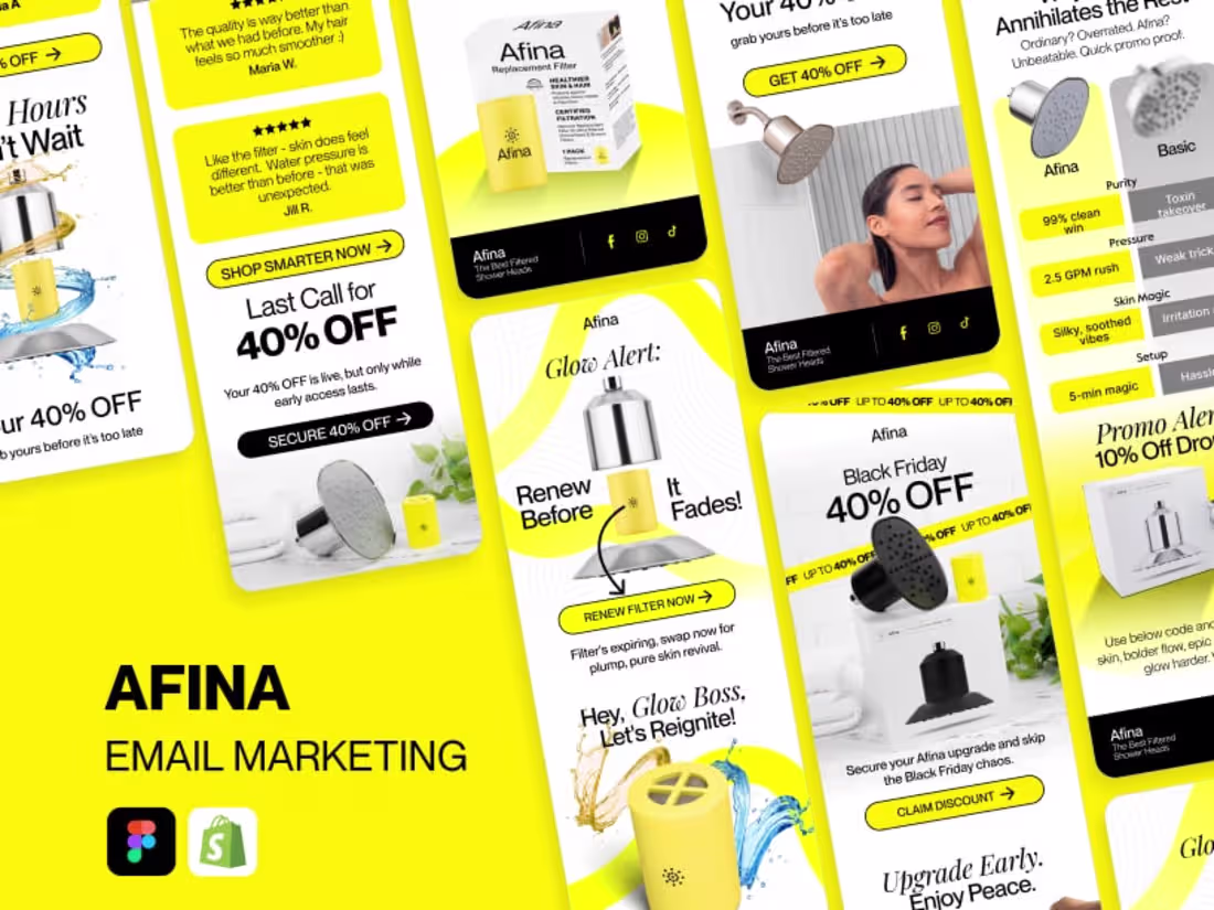 Cover image for Klaviyo email marketing flows for skincare and hair care brand