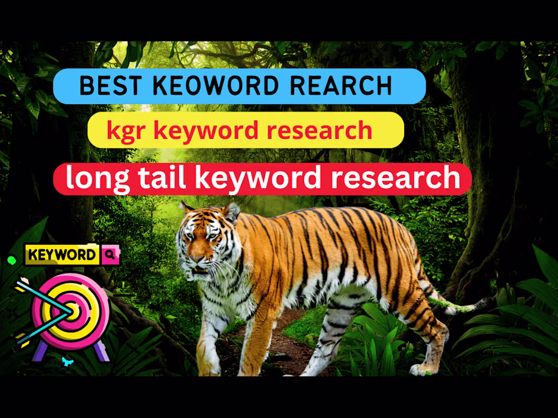 Cover image for keyword ranking research service
