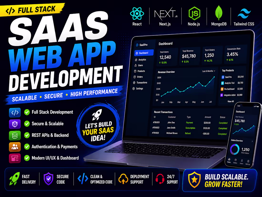 Cover image for build scalable saas web application 