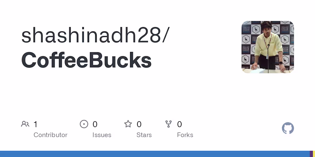 Cover image for shashinadh28/CoffeeBucks
