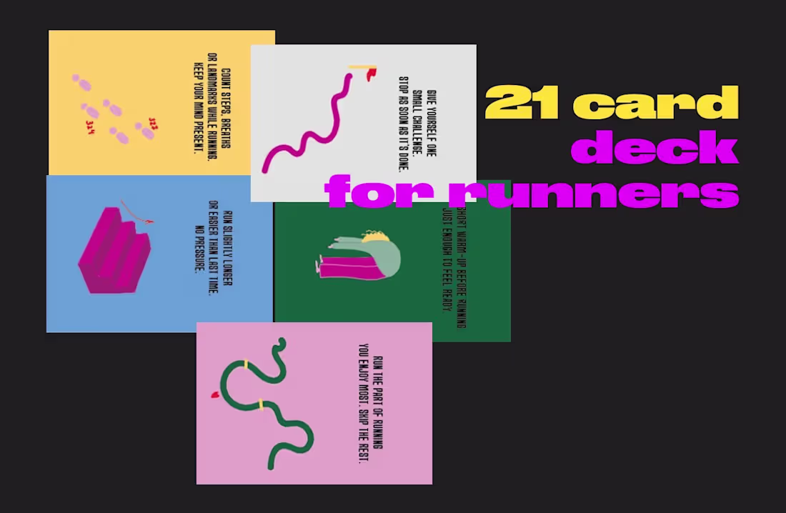 Cover image for 21 card desk for runners