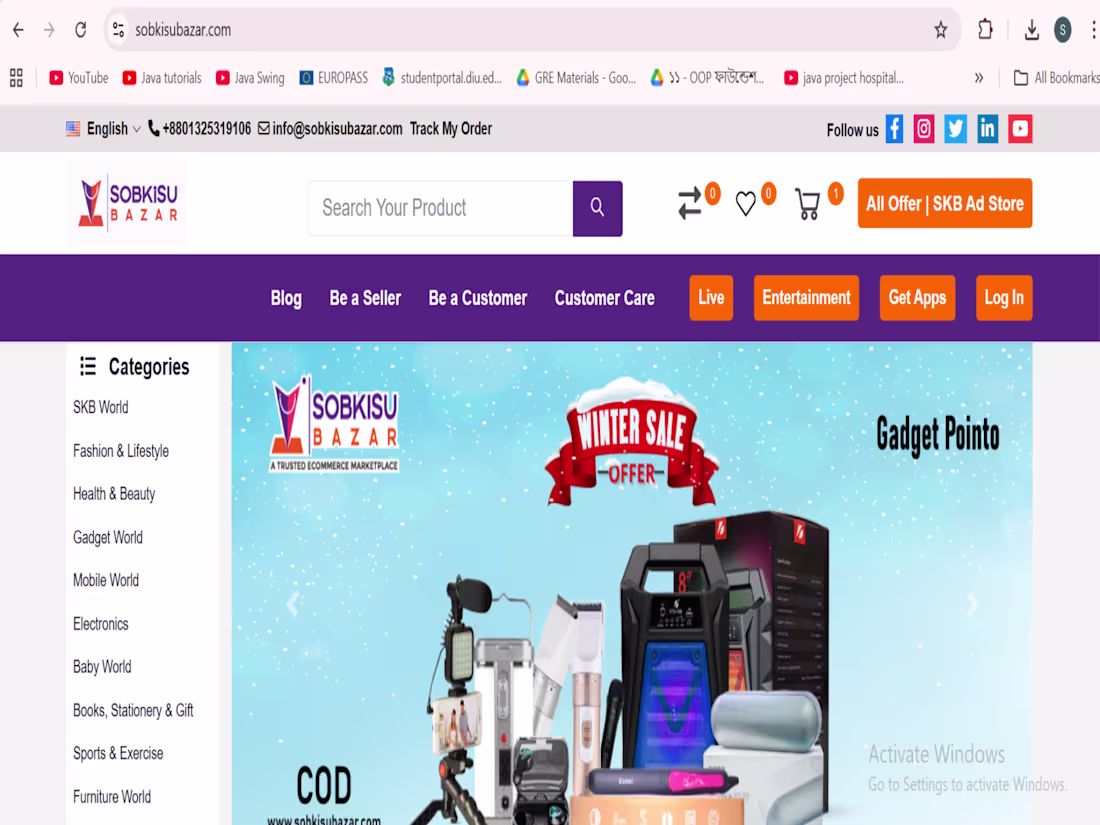 Cover image for Modern & Scalable E-Commerce Website Development