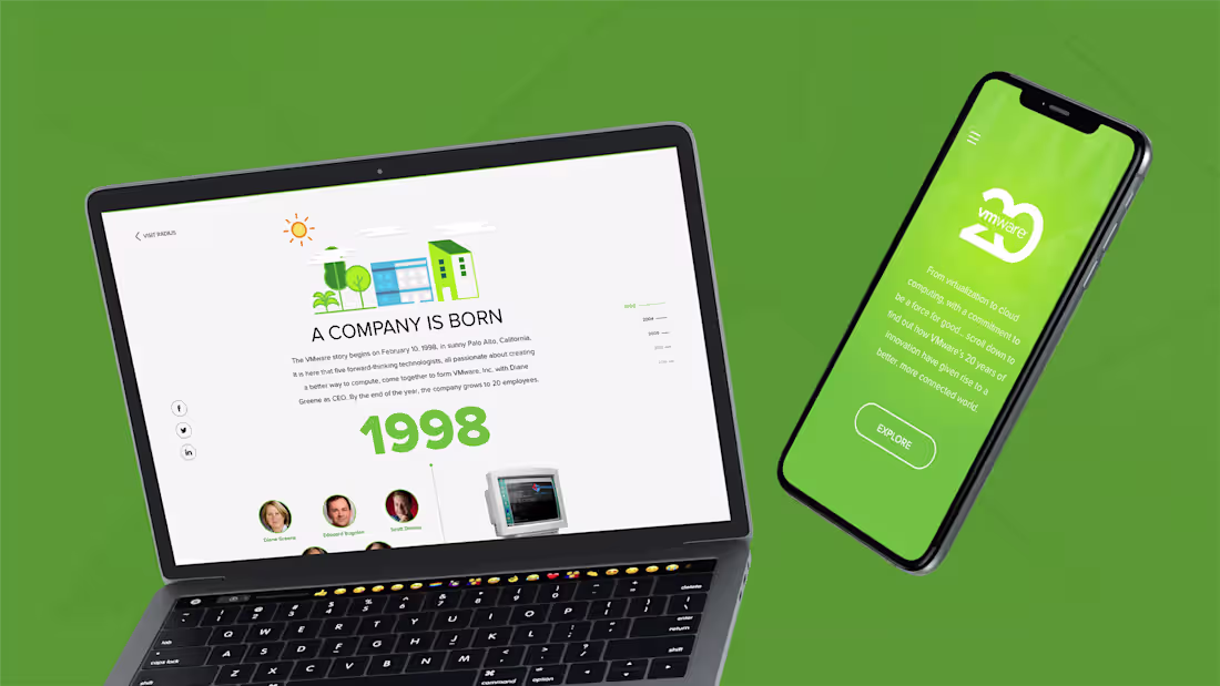 Cover image for VMware Company Story Interactive