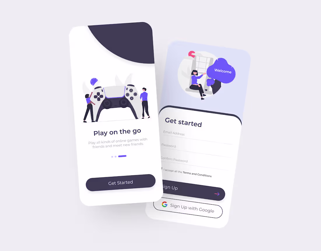 Cover image for Onboarding/Sign Up Screens