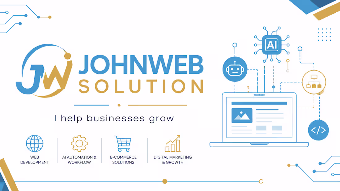 Cover image for Meet JOHNWEB SOLUTION — your