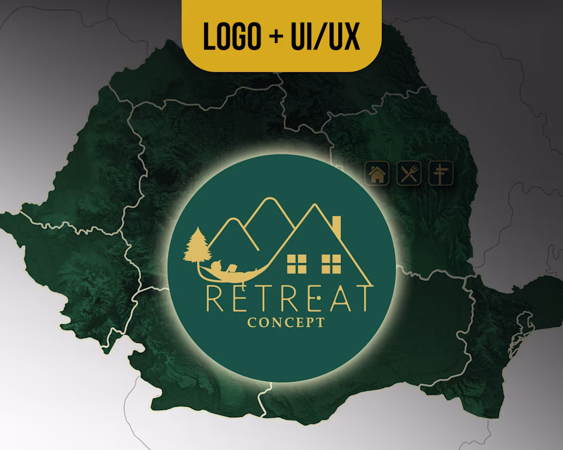 Cover image for Retreat Concept - Logo + UI/UX