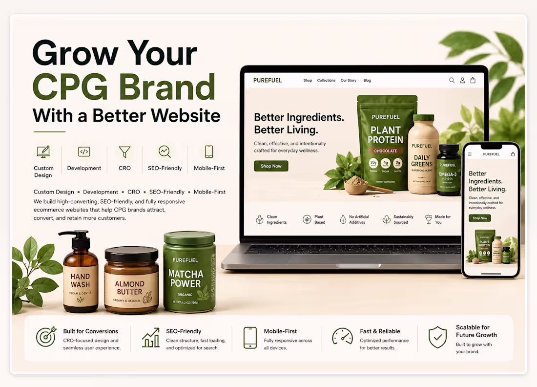 Cover image for Shopify Developer Helping CPG Brands