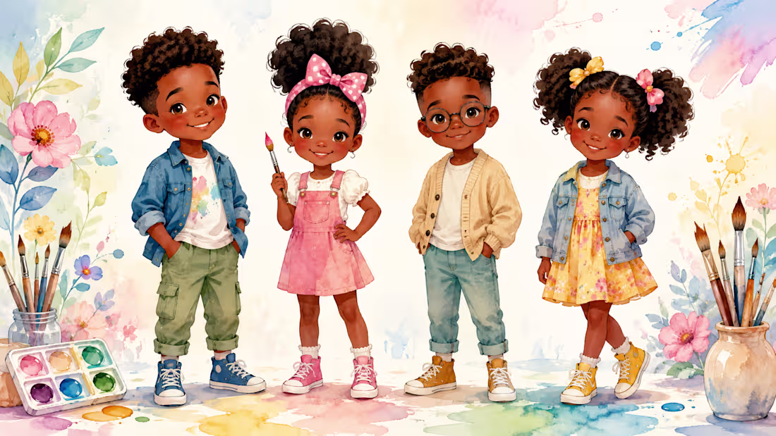 Cover image for children  book illustration