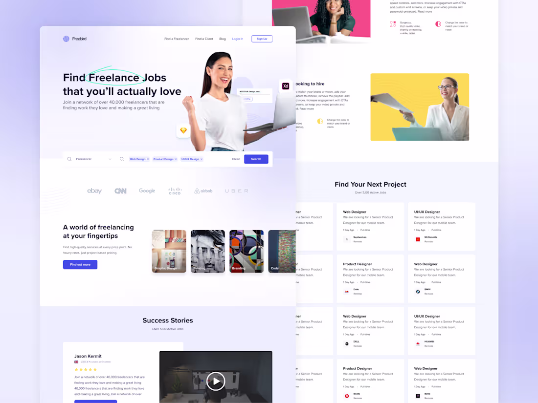 Cover image for Freelance Job Website