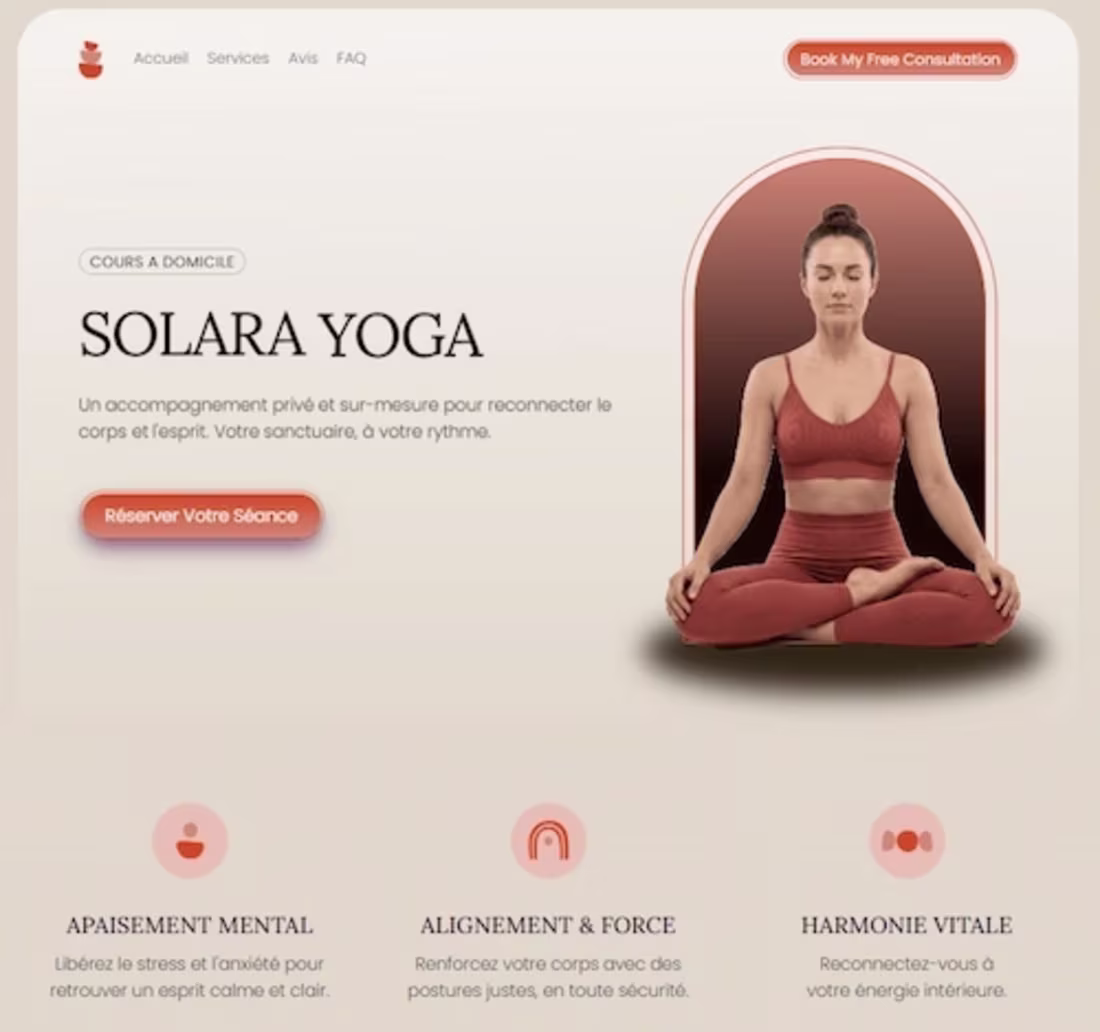 Cover image for Solara Yoga - In-Home Holistic