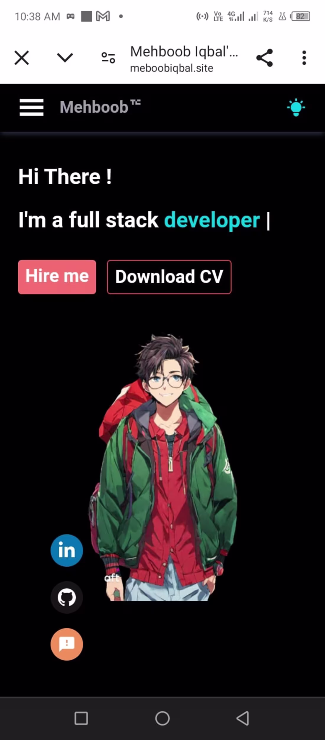 Cover image for Personal site project 