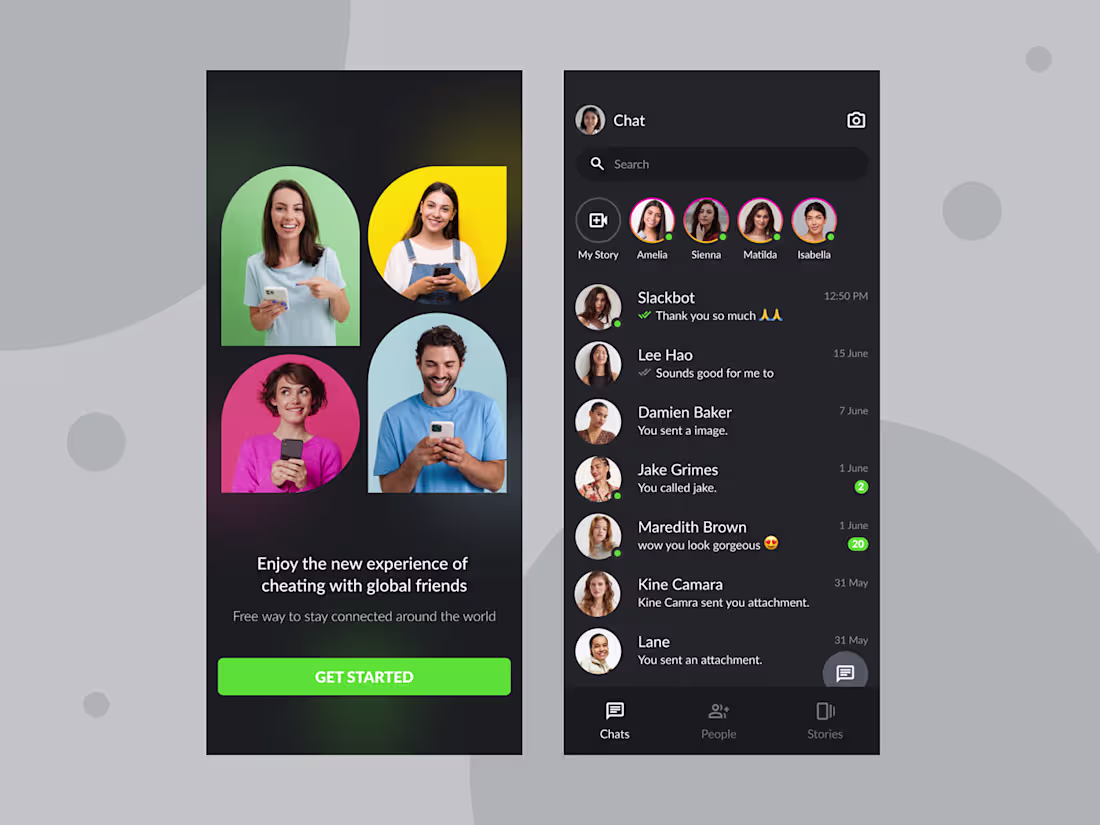 Cover image for Messenger Mobile App Design.