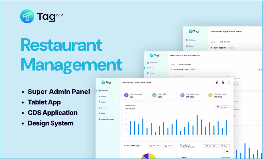 Cover image for Tag Dev | Blockchain Restaurant Management System