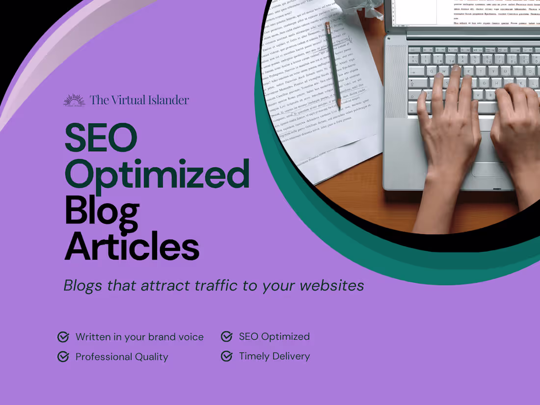 Cover image for SEO Optimized Blog/Article Writing