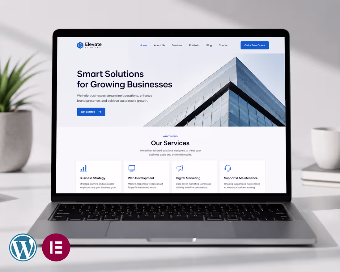 Cover image for Professional Business Website on WordPress