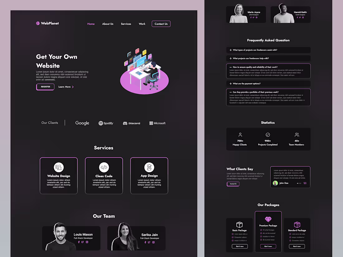 Cover image for Services Website