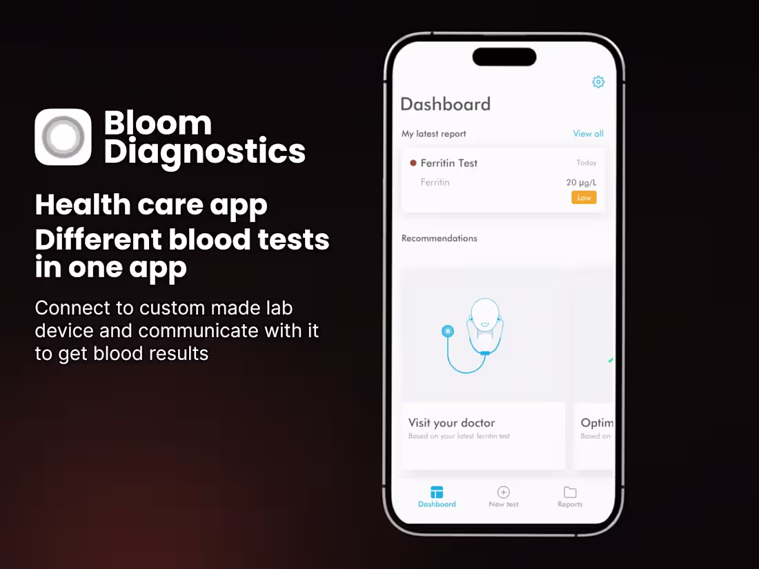 Cover image for Bloom Diagnostics is a health