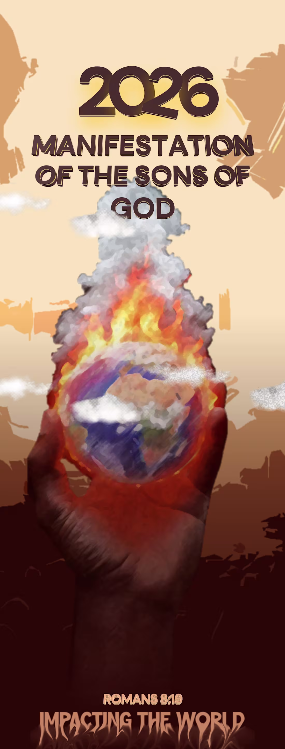 Cover image for Graphic design of a rollup banner with an AI Generated Image...