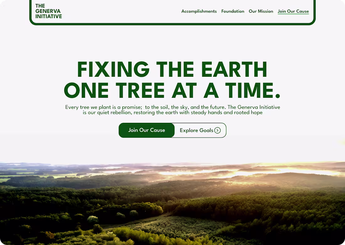 Cover image for Hero Section for a climate control company.