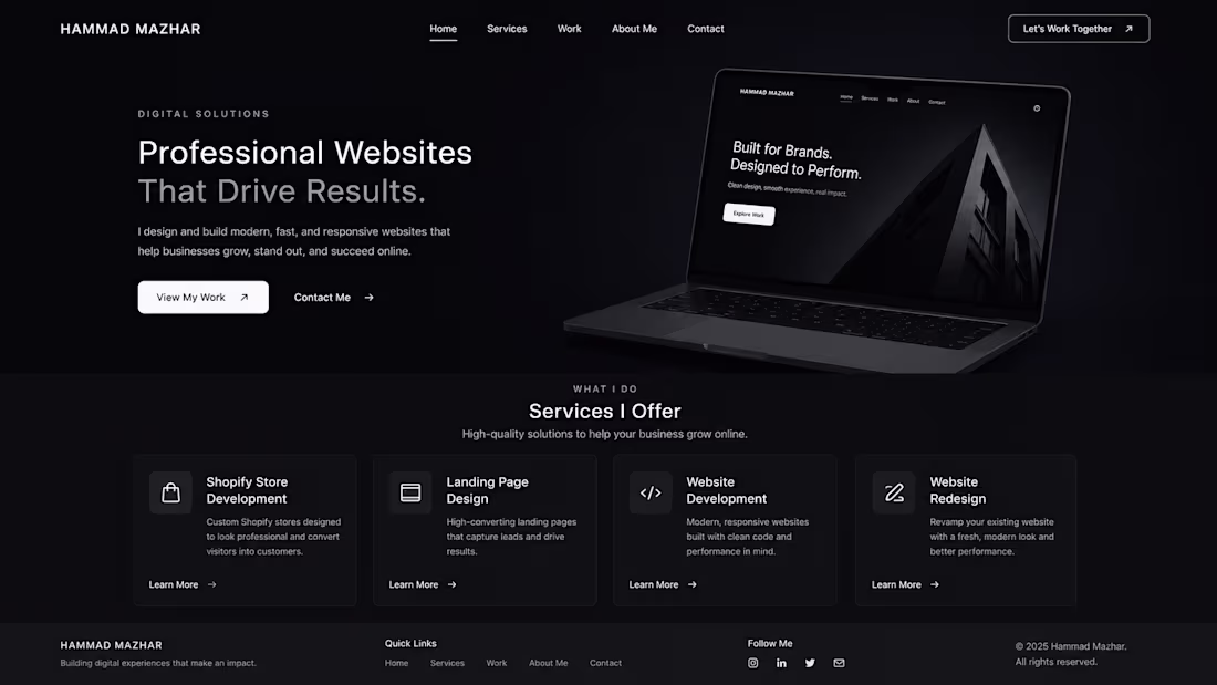 Cover image for Website Development 