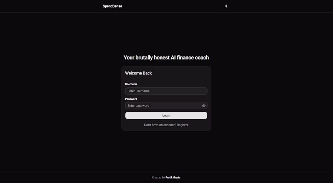 Cover image for SpendSense – AI Finance Coach
Built