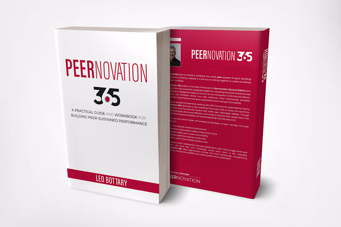 Cover image for Peernovation 365 — Modern Book Cover Design