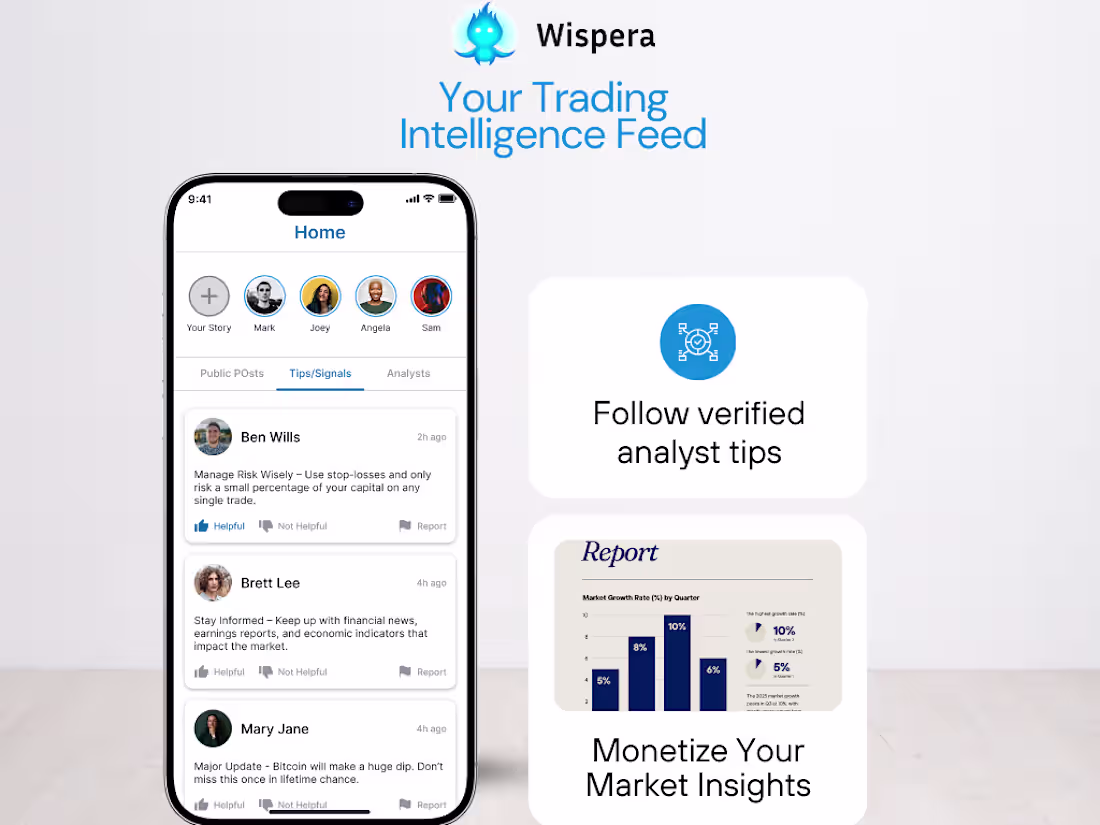 Cover image for Wispera - Smart Trading Meets Social Power